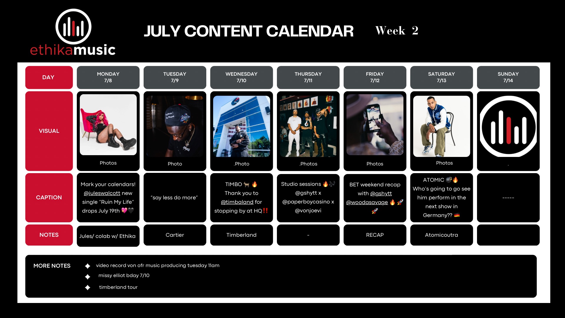 Content Calender - 2